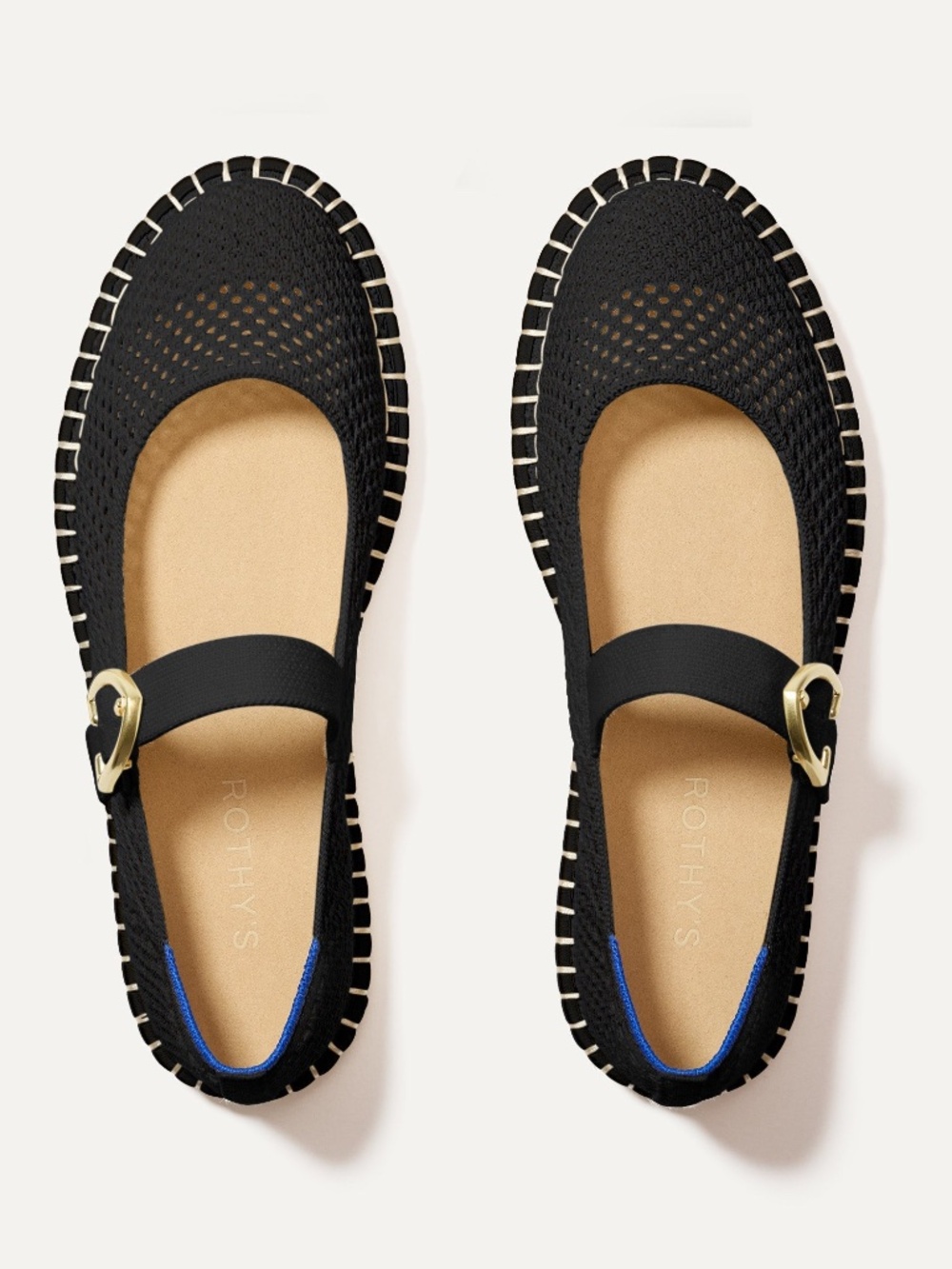 Rothy's The Espadrille Mary Jane - Black Size 12